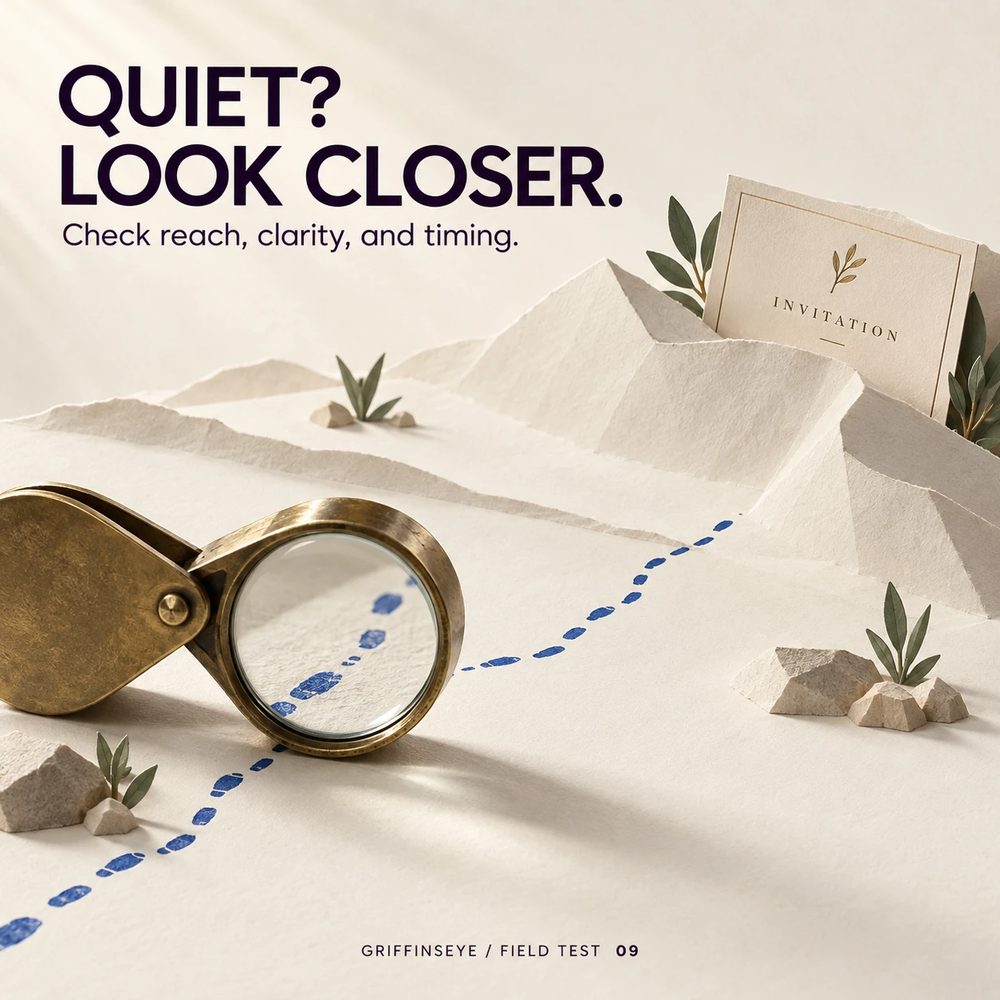 Quiet? Look closer: check reach, clarity, and timing